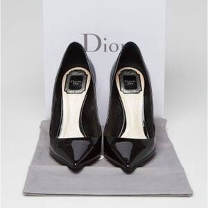 Dior Black Patent Leather Heels